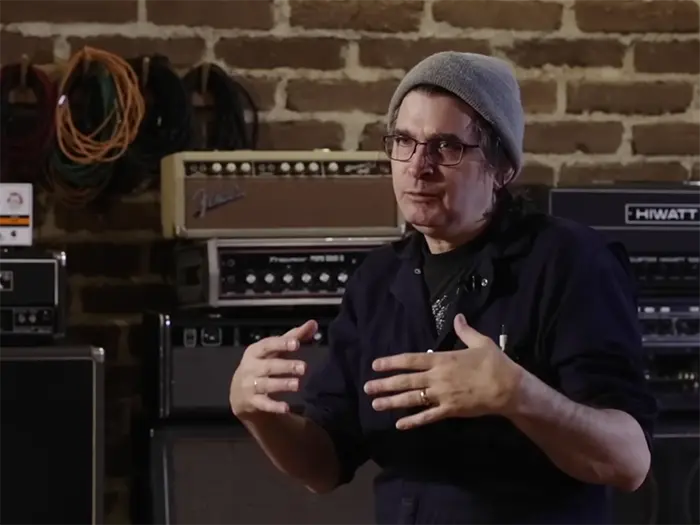 Steve Albini at his music studio Electrical Audio in Chicago
